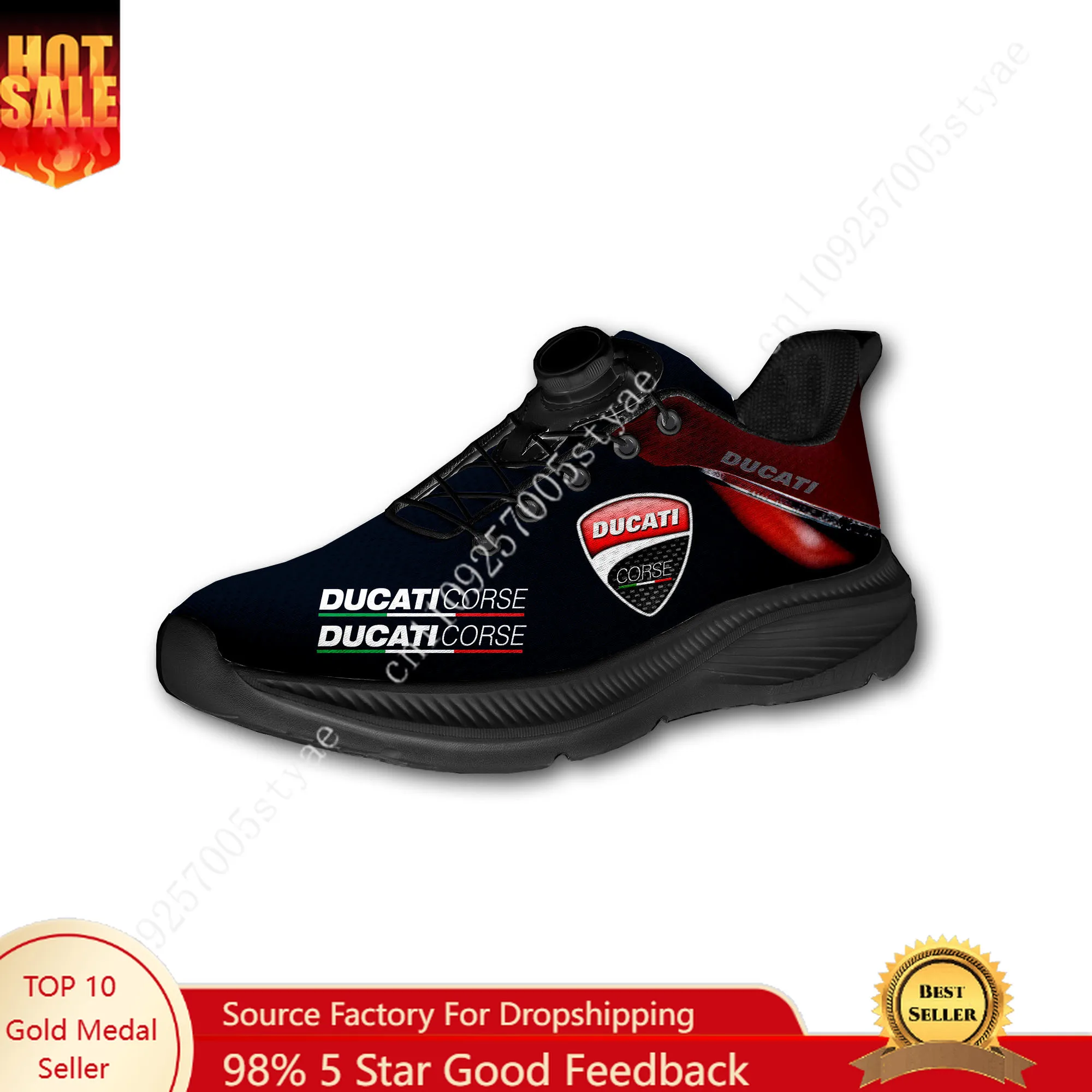 Women Shoes Logo - Italian Motorcycles Custom Walking Shoes Men