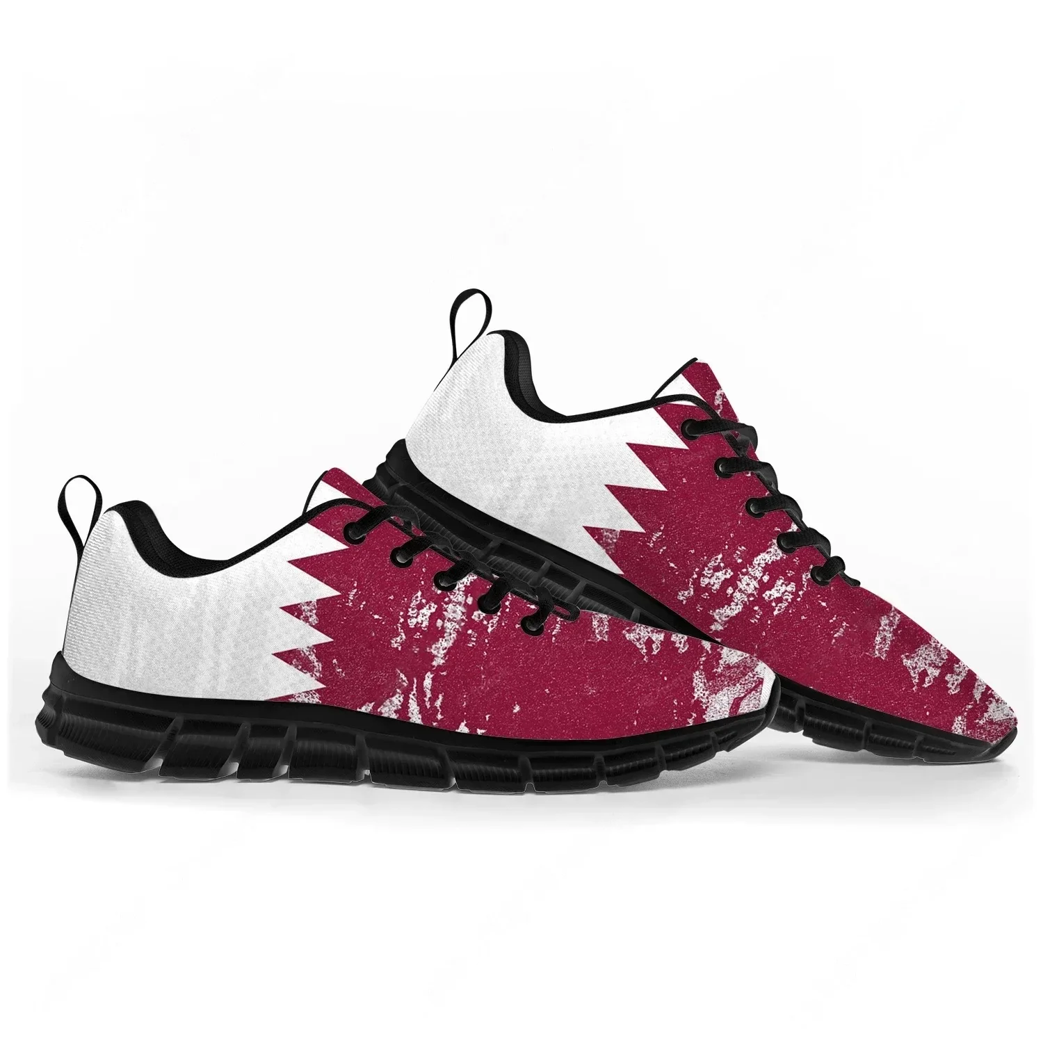 Women Shoes Qatar - Qatar Flag Sports Shoes Mens Womens
