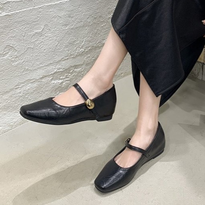 Women Shoes Black - Ultra-Soft Leather Black Flats Women's Shoes