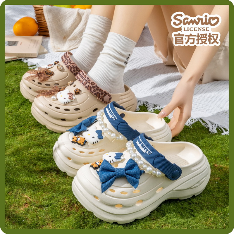 Cute Pearl Bow Hello Kitty Pla - Women'S Shoes Clogs recension och pris
