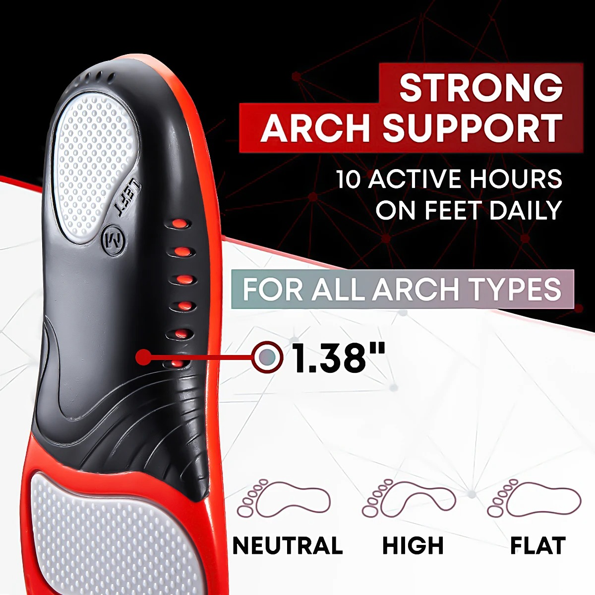 220+ Lbs Heavy Duty High Arch  - Women'S Shoes For Standing All Day recension och pris