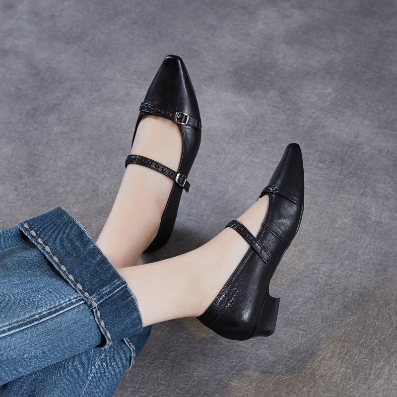 Brown Black Korea Women Flats  - Women Shoes Black recension och pris