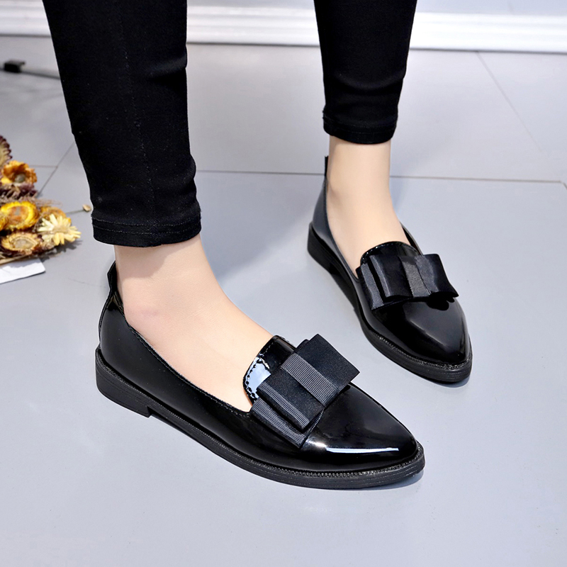 Black/ Wine Red Patent Leather - Women Shoes Black recension och pris