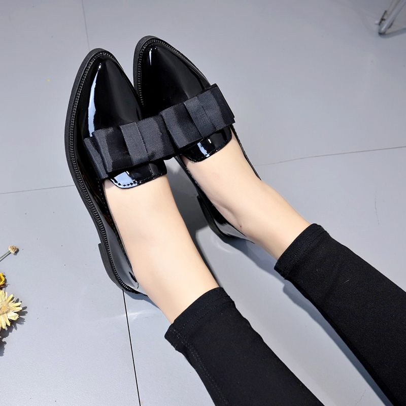 Black/ Wine Red Patent Leather - Women Shoes Black recension och pris