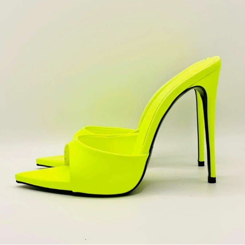 Candy Colors Pointy Toe Women  - Women'S Shoes Yellow recension och pris
