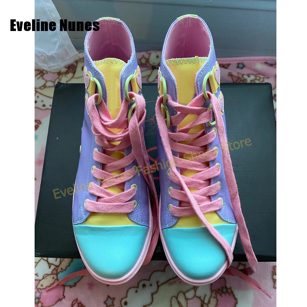 Y2K Girl Sweet High Top Sneake - Women Shoes Casual recension och pris