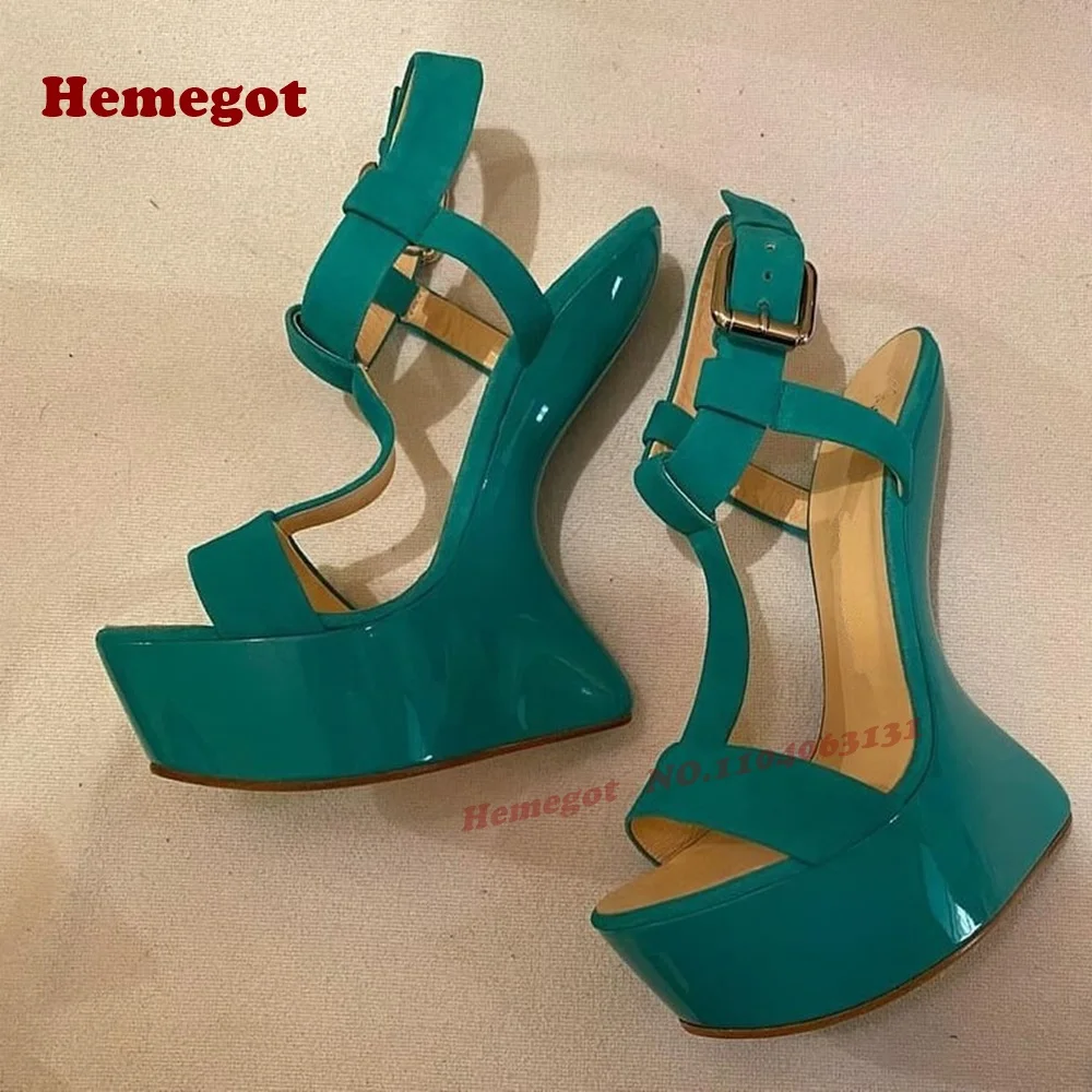 Yellow Strange Style T-Strap S - Women'S Shoes Yellow recension och pris