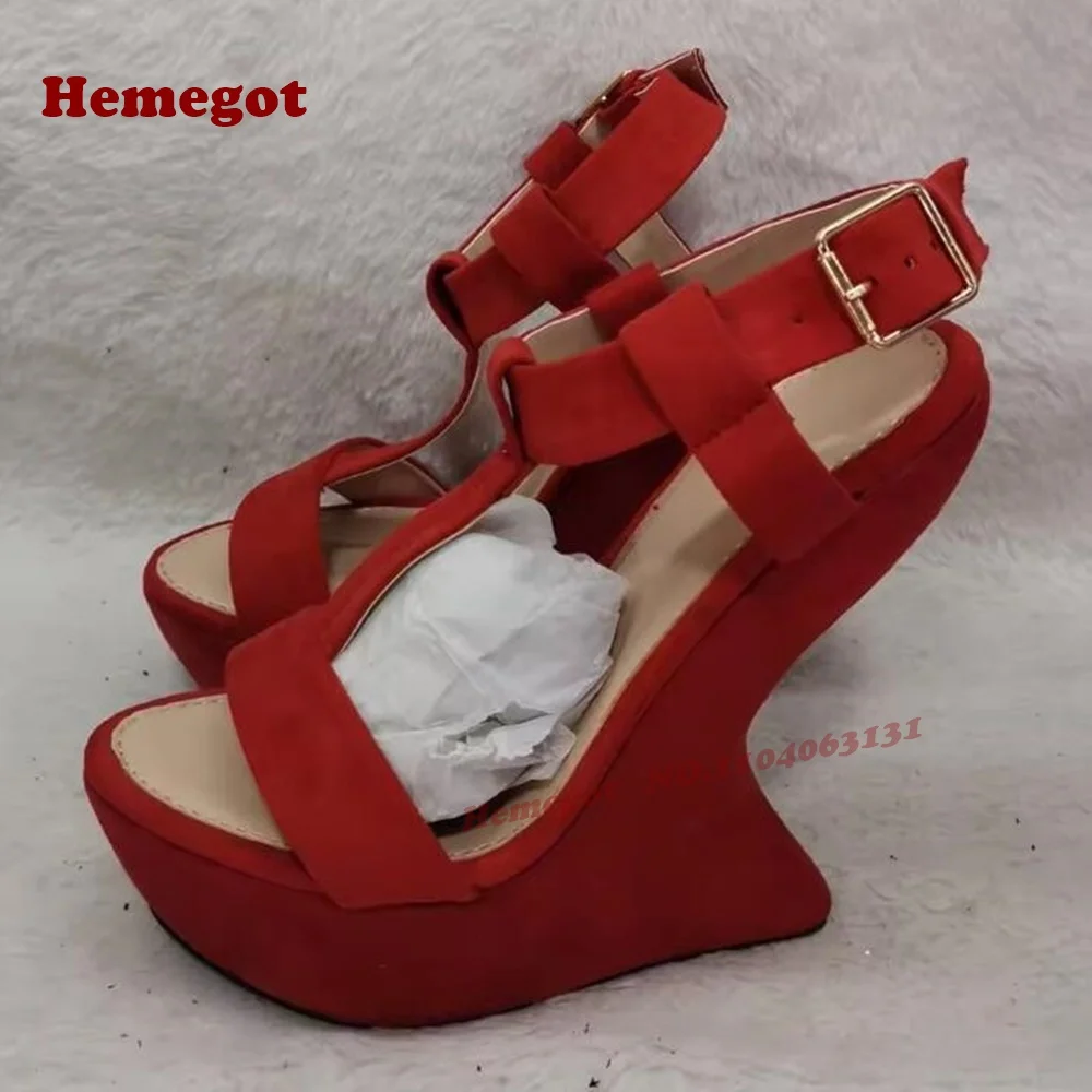 Yellow Strange Style T-Strap S - Women'S Shoes Yellow recension och pris