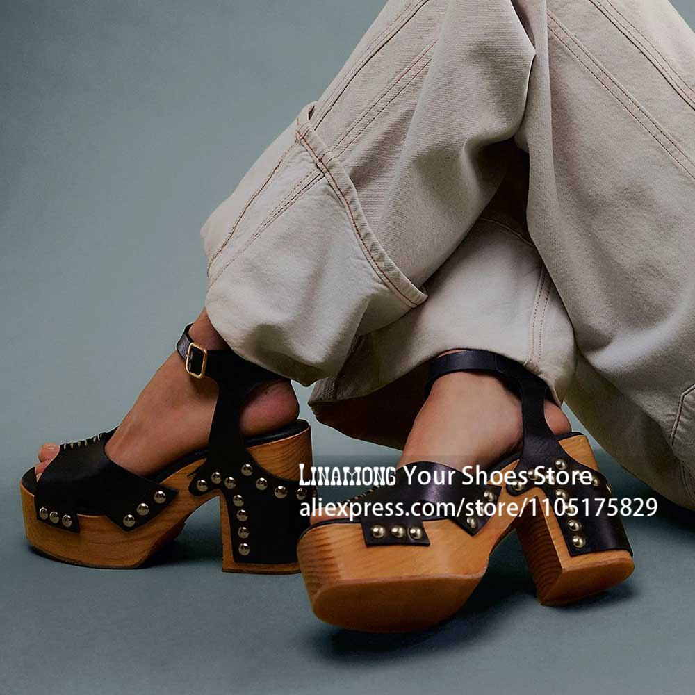 Chunky Heel Platform Clog Sand - Women'S Shoes Clogs recension och pris