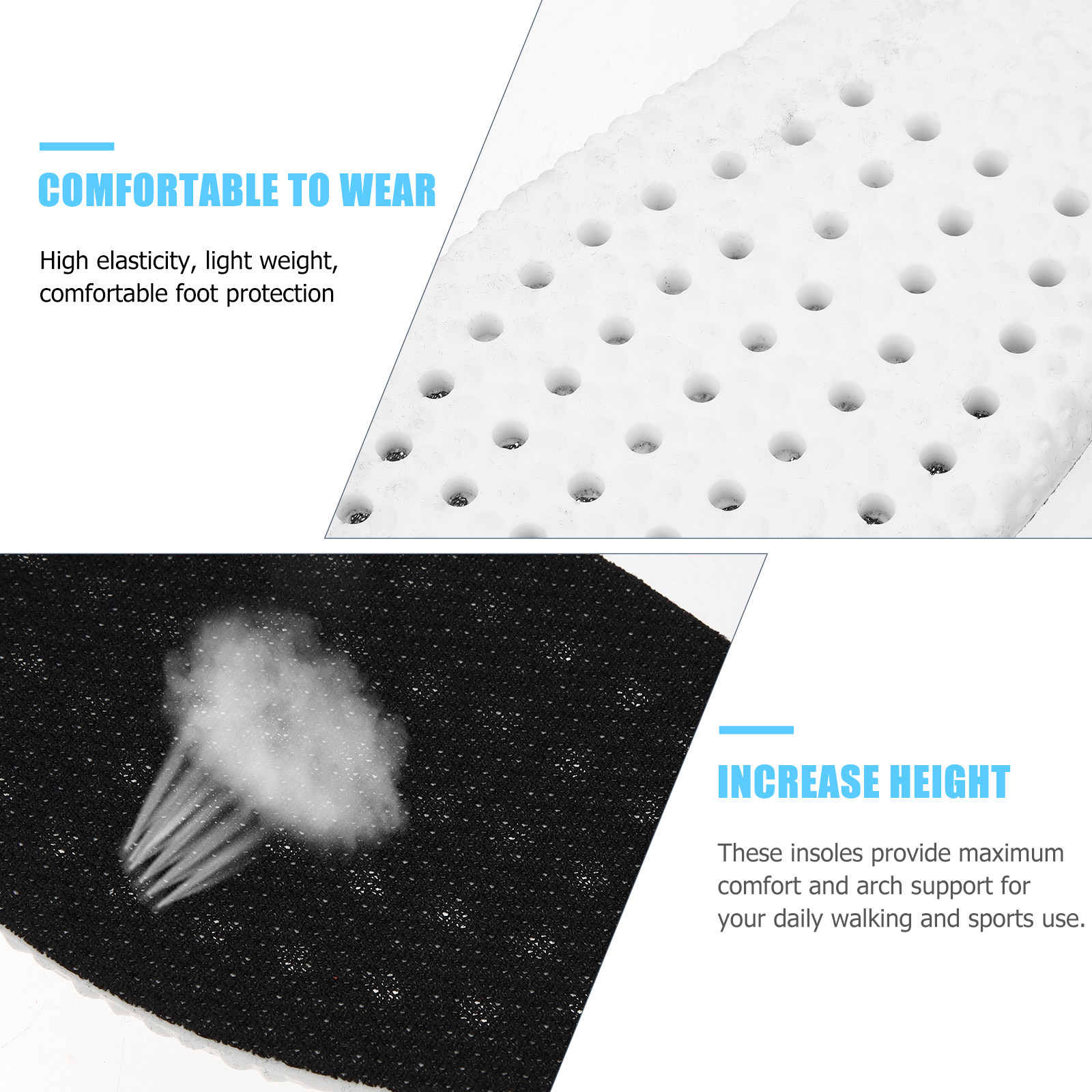 1Pair Deodorizing Shoe Insoles - Women'S Shoes For Standing All Day recension och pris
