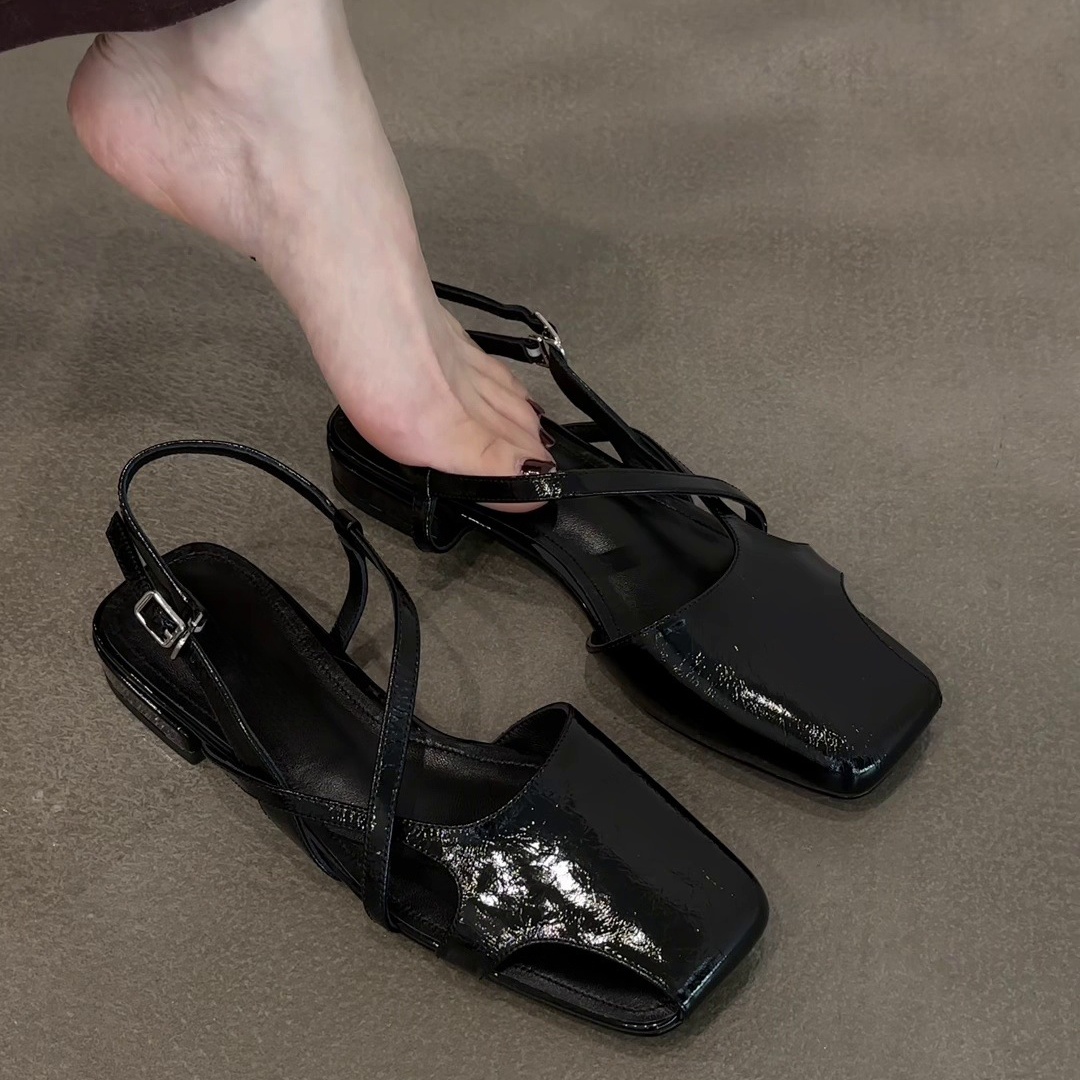 Fashion Patent Leather Sandals - Women'S Shoes Clogs recension och pris