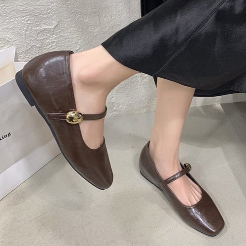 Ultra-Soft Leather Black Flats - Women Shoes Black recension och pris