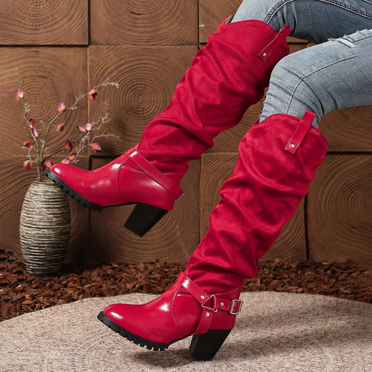 Pleated Women's Knee High Boot - Women'S Shoes Easy Street recension och pris
