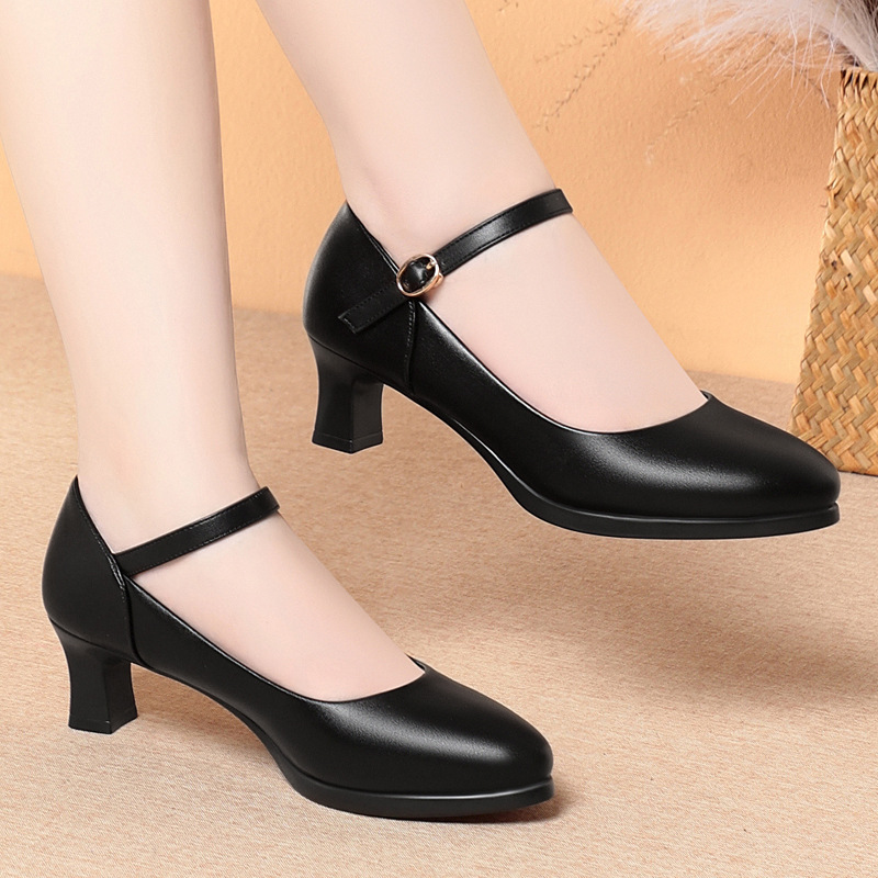 5cm Heels Flight Attendant Wor - Women'S Shoes For Standing All Day recension och pris