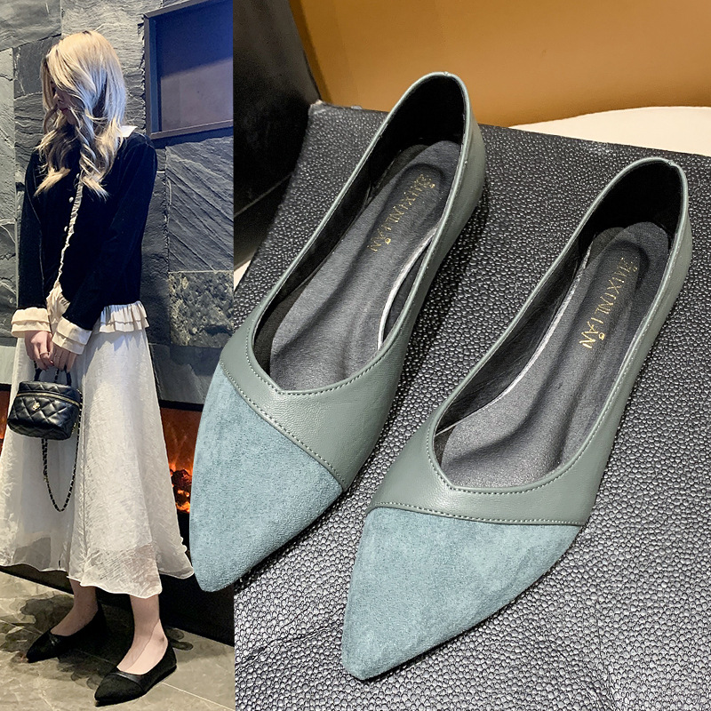 Flat black leather shoes for w - Women Shoes Black recension och pris