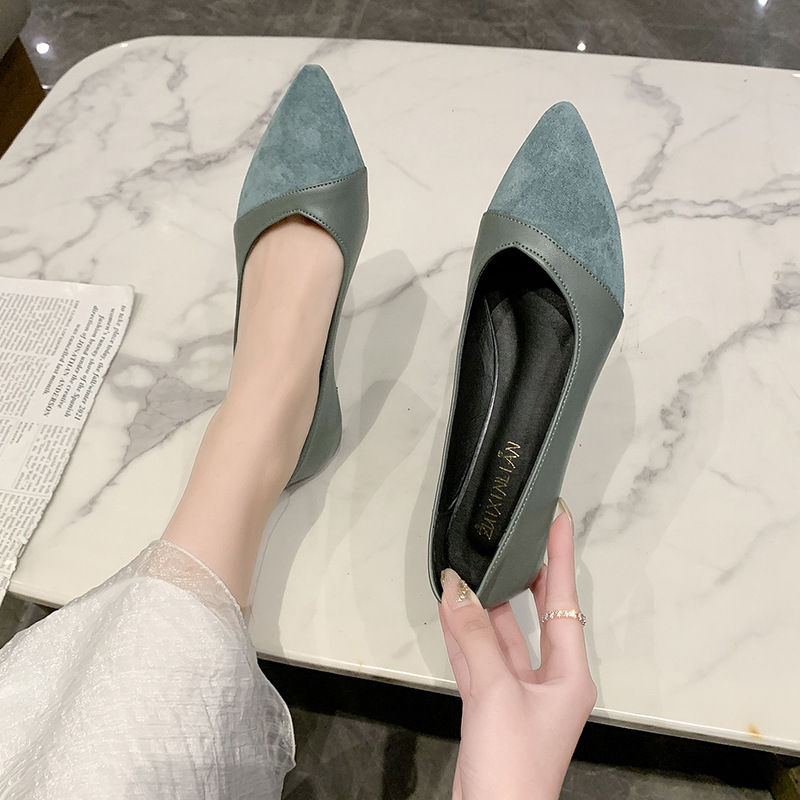 Flat black leather shoes for w - Women Shoes Black recension och pris