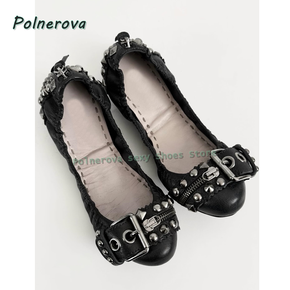 Rivet Belt Buckle Mary Jane Sh - Women Shoes Casual recension och pris
