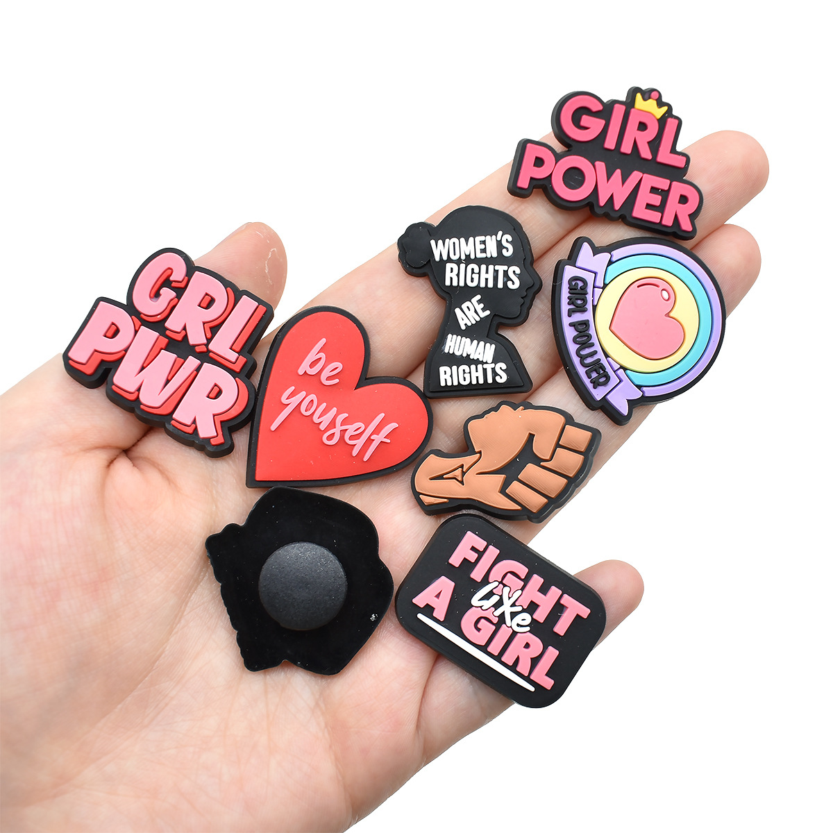 Cute Pink Power Shoe Charms De - Women'S Shoes Crocs recension och pris