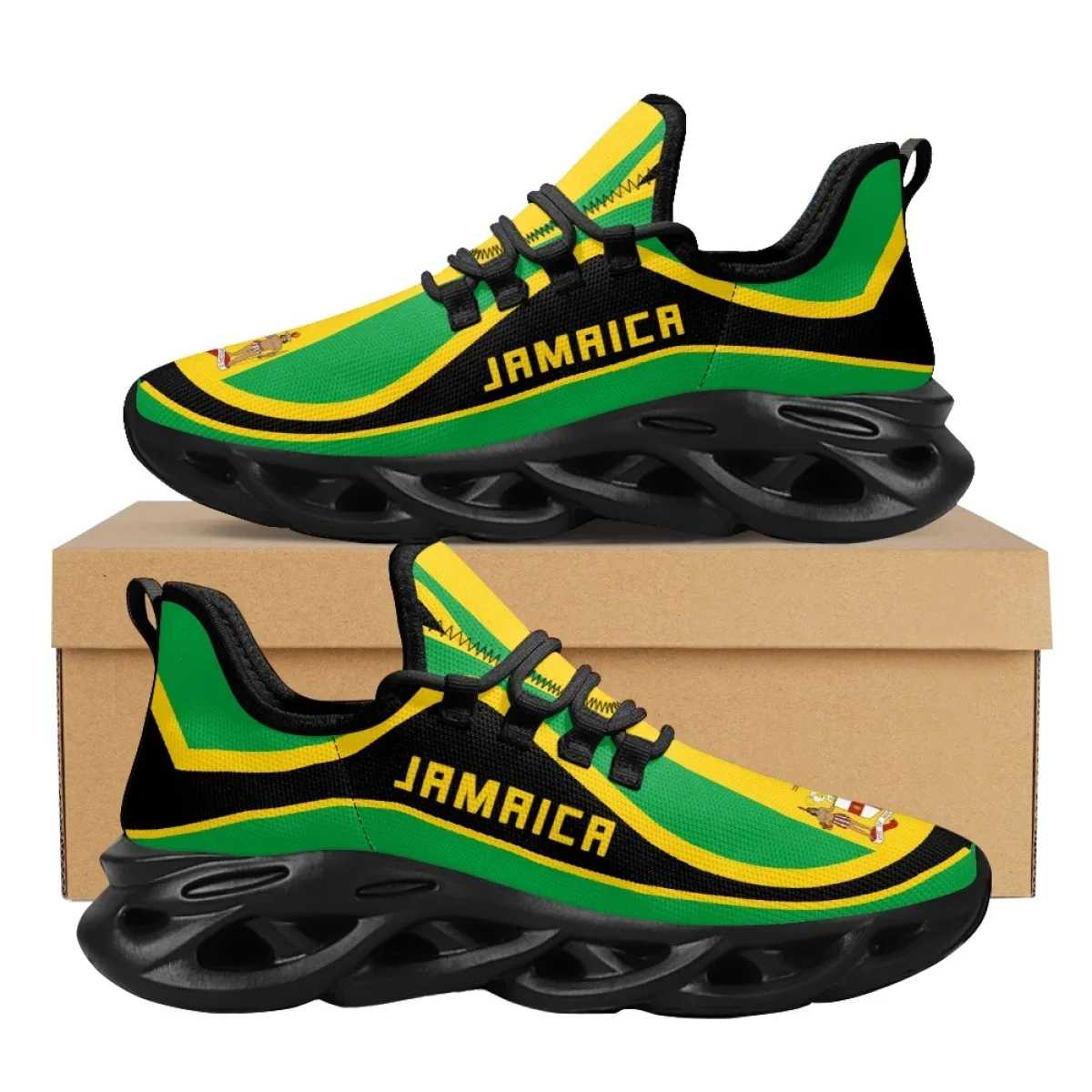 Jamaica Flag Pattern Lightweig - Women Shoes Name recension och pris