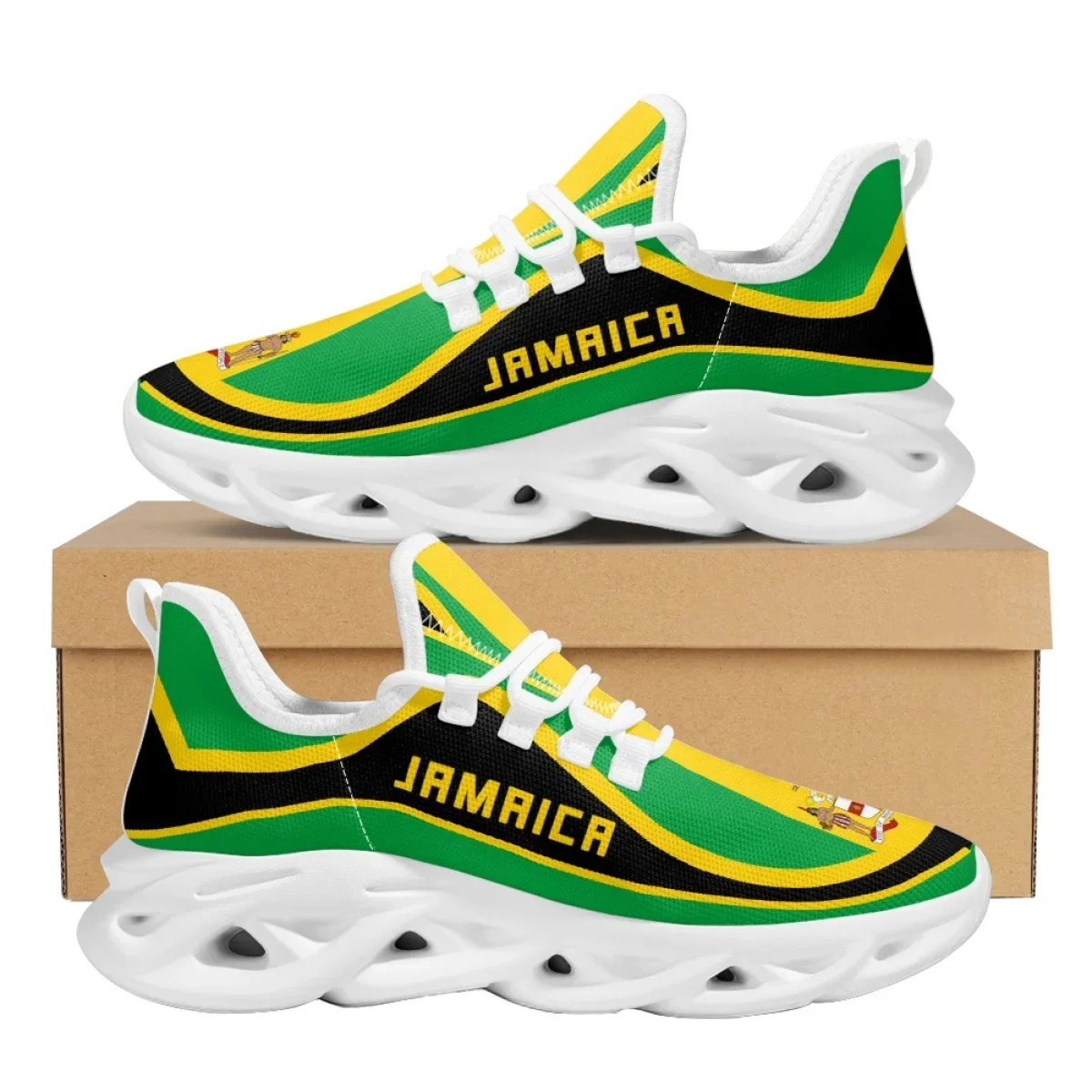 Jamaica Flag Pattern Lightweig - Women Shoes Name recension och pris