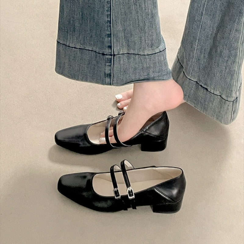 Square Toe Low Heel Women Silv - Women Shoes Casual recension och pris