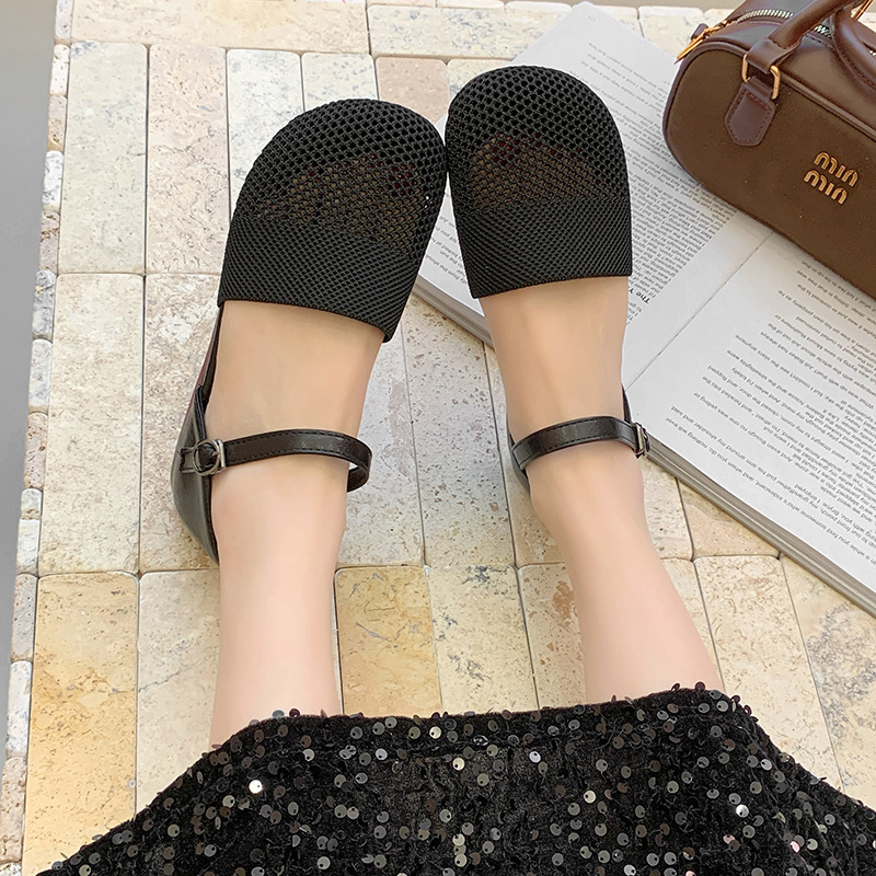 2025 New Spring Summer Mesh Sa - Women Shoes Black recension och pris