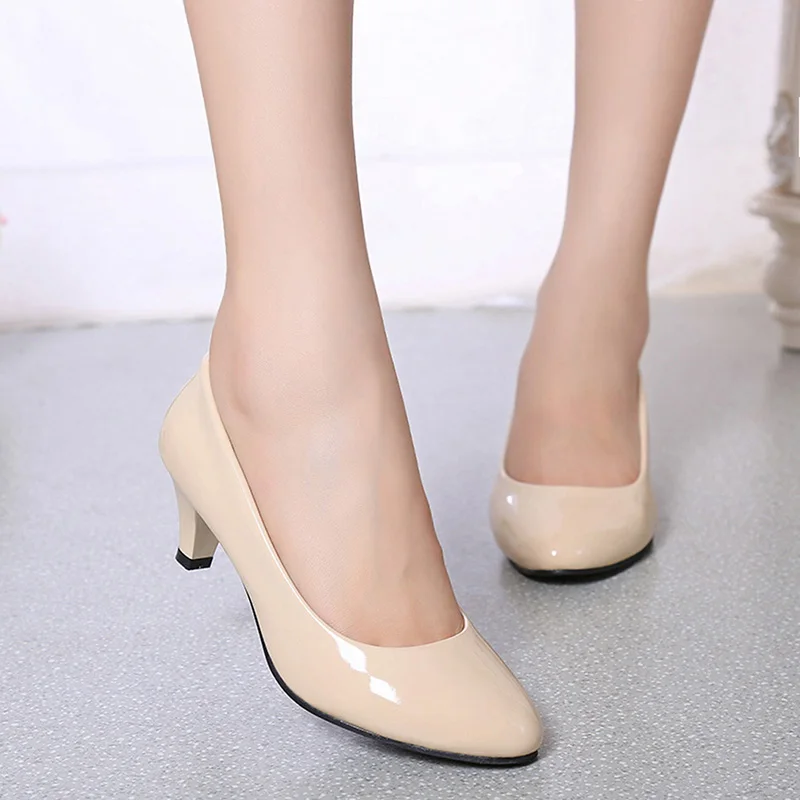 Female Pumps Nude Shallow Mout - Women'S Shoes Clogs recension och pris