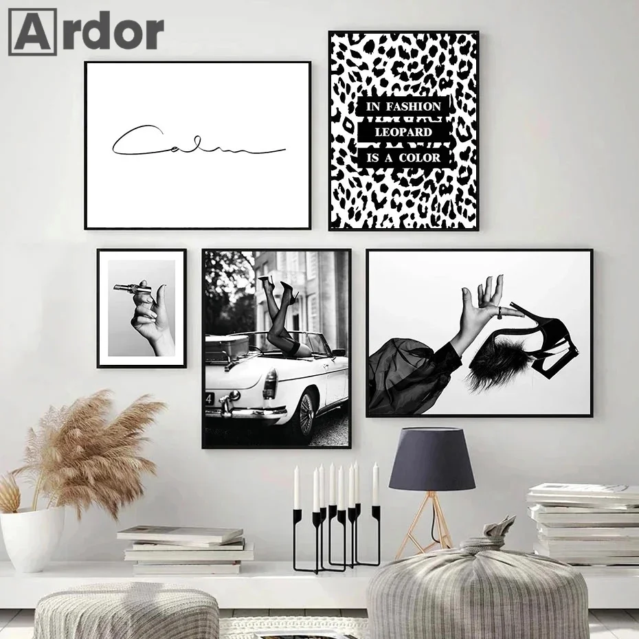 Fashion Sexy Women Wall Art Po - Women Shoes Quote recension och pris