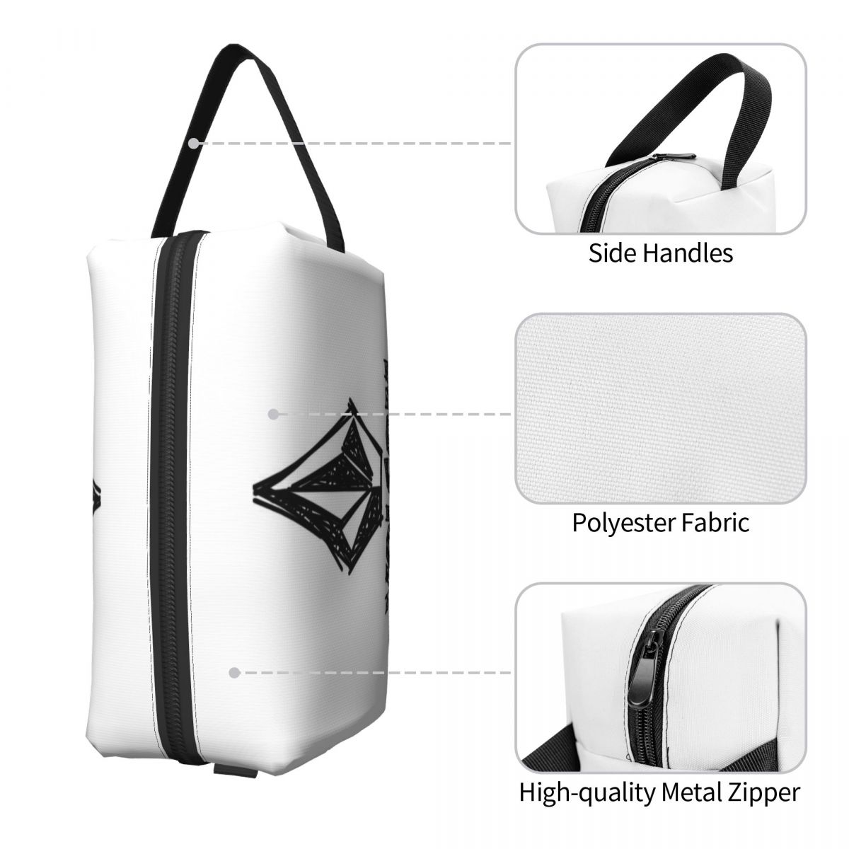 V-Volcom Logo Makeup Bag Cosme - Women'S Shoes Louis Vuitton recension och pris