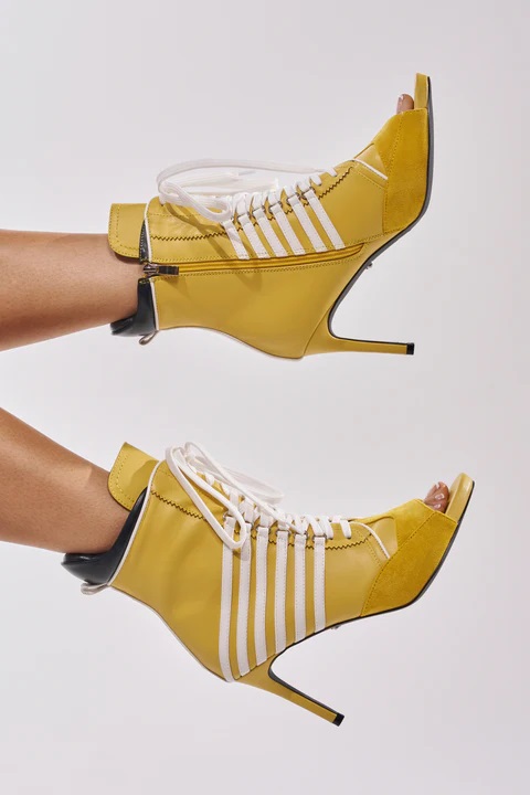 Women Yellow White Contrast La - Women'S Shoes Yellow recension och pris