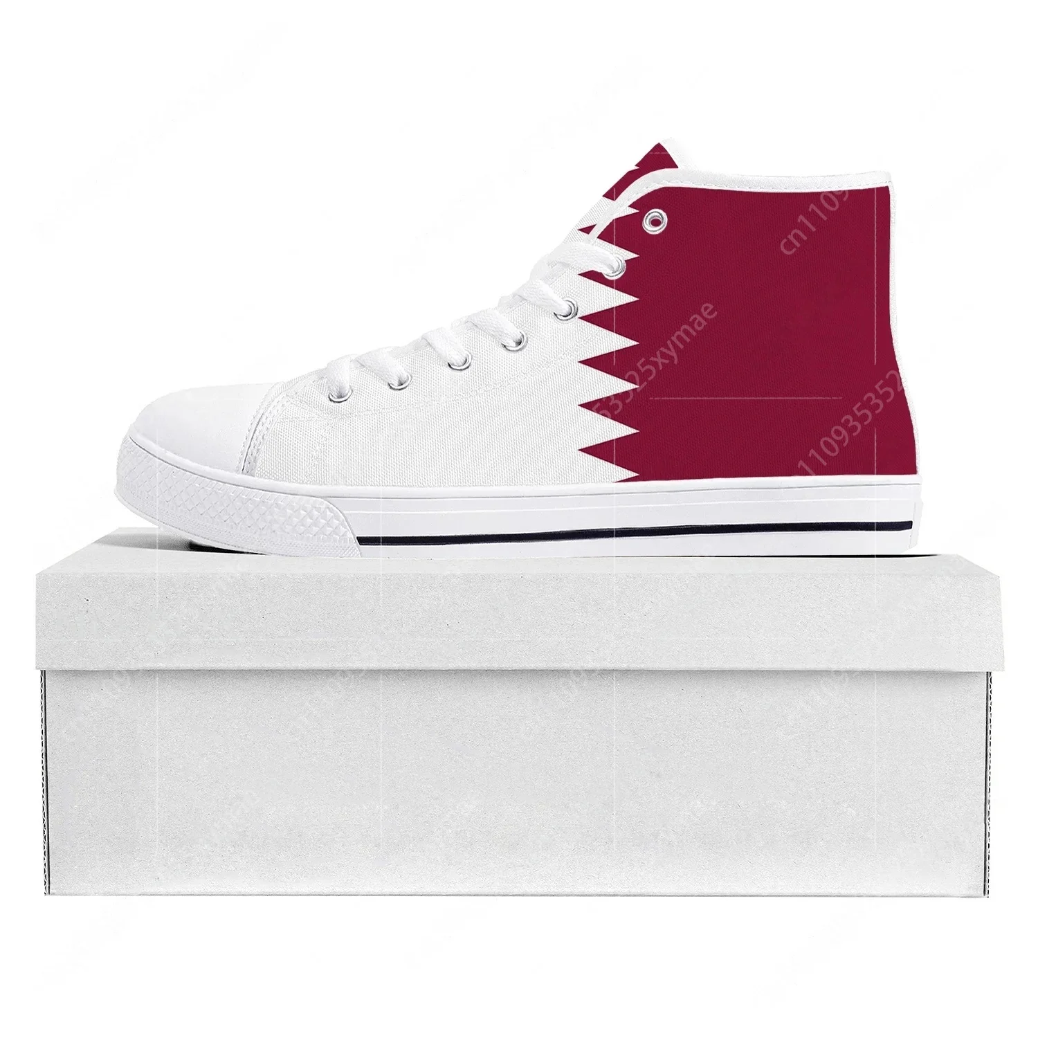 Qatar Flag High Top High Quali - Women Shoes Qatar recension och pris