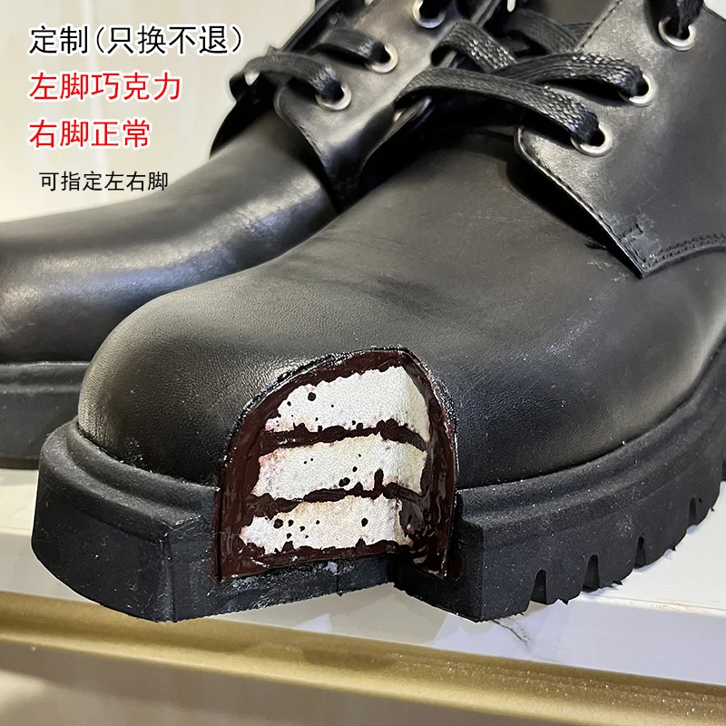 Cake Thick Bottom Derby Shoes  - Women Shoes Black recension och pris